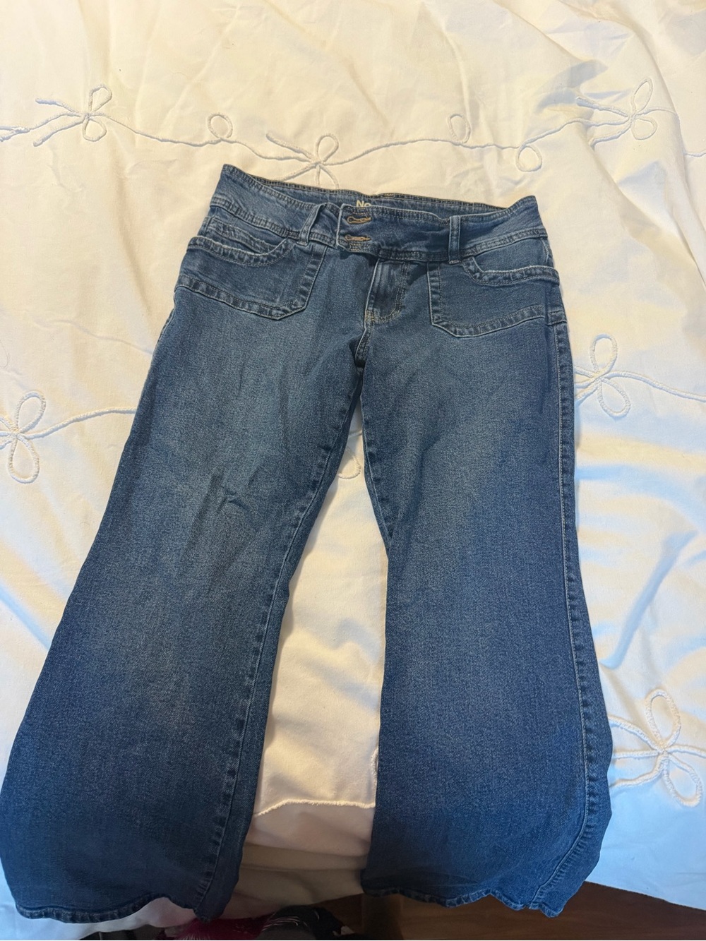 Mid-Blue Women's Flared Jeans